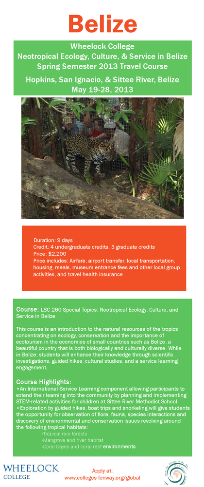 Wheelock Belize 2013 Pg 1