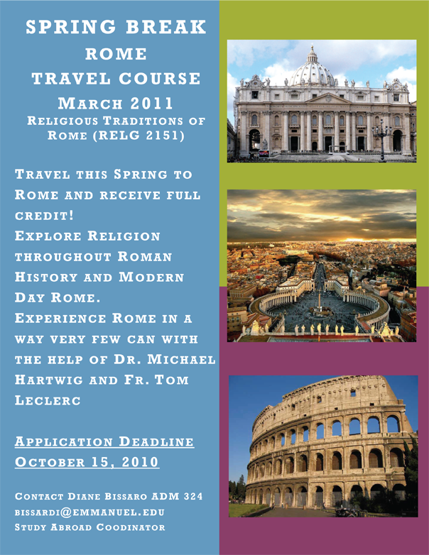 Emmanuel Rome Brochure